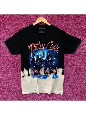 Mötley Crüe 'Girls, Girls, Girls Album Art Cover T-Shirt Small